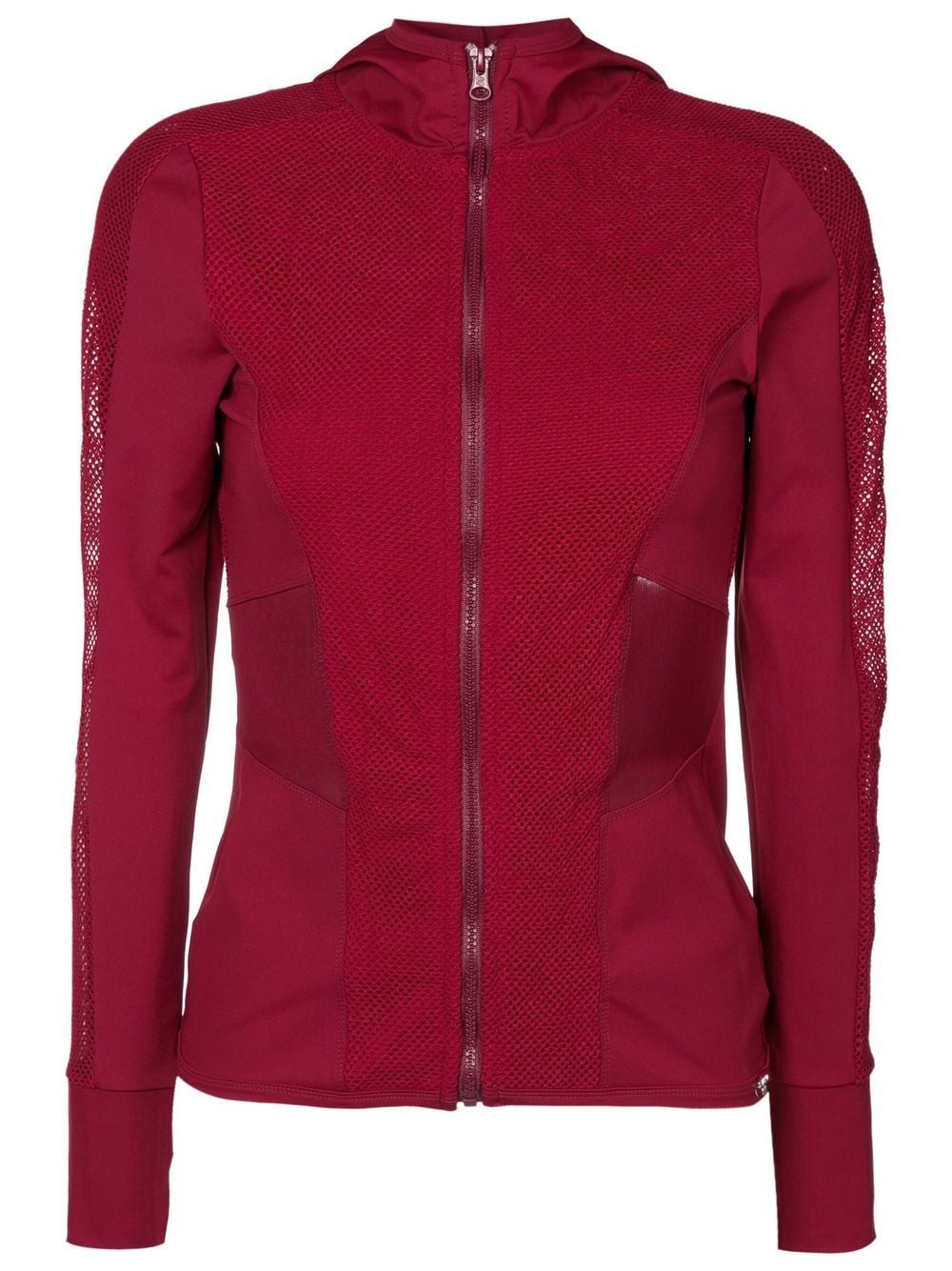 AMIR SLAMA GYM SLAMA GYM + MANLY hooded performance jacket - Red von AMIR SLAMA GYM