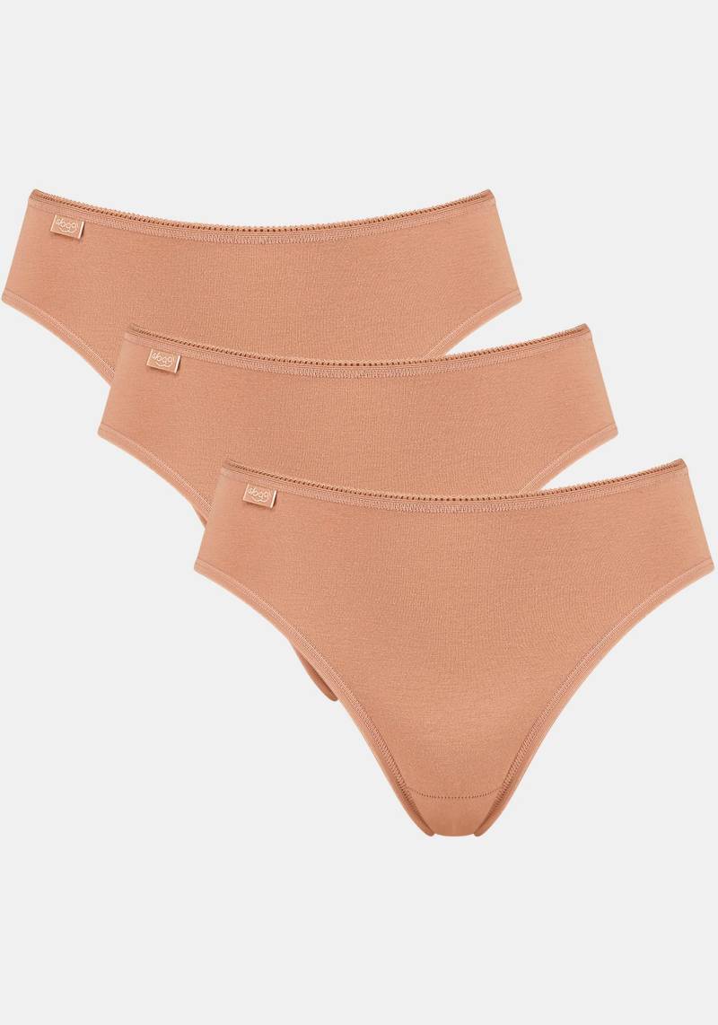sloggi Jazz-Pants Slips »24/7 Cotton Tai C3P«, (3er Pack), Elastikbund mit Spitze, Flache Nähte von sloggi