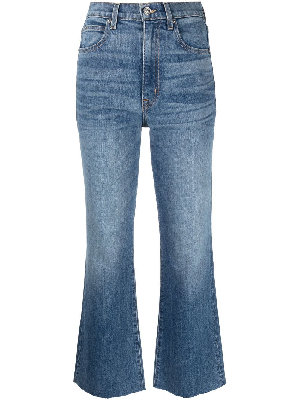 SLVRLAKE Frankie cropped jeans - Blue