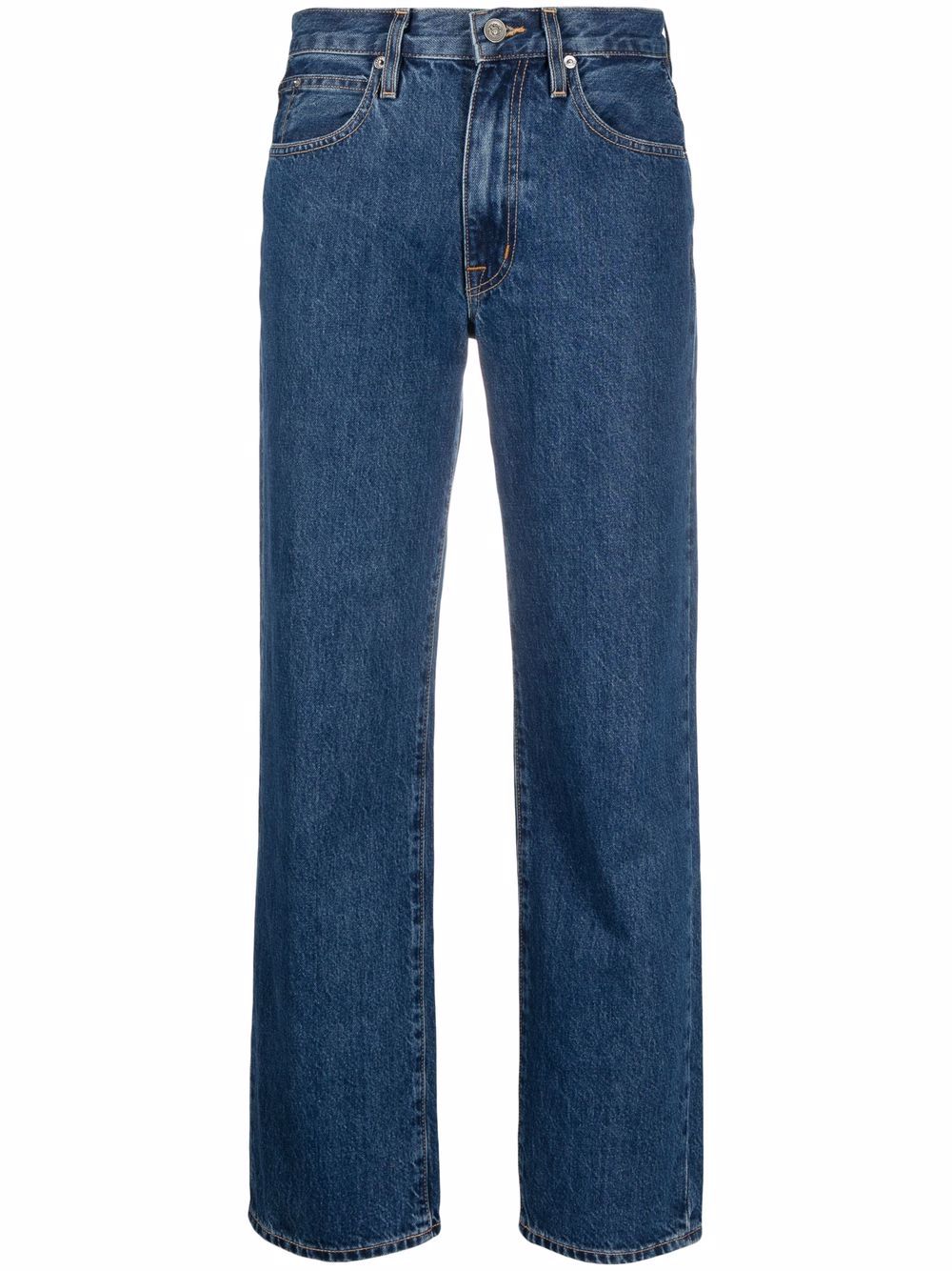 SLVRLAKE Sophie mid-rise straight-leg jeans - Blue von SLVRLAKE