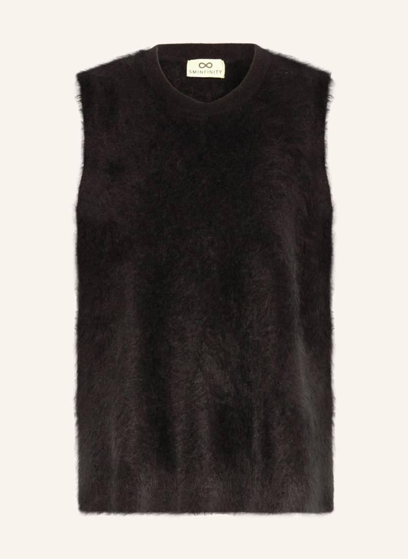 Sminfinity Cashmere-Pullunder schwarz von SMINFINITY