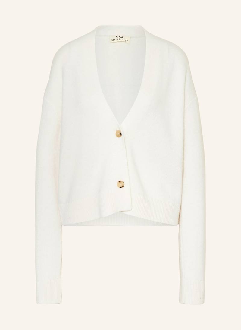 Sminfinity Strickjacke Aus Cashmere weiss von SMINFINITY