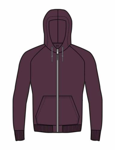 SN Super Natural M ESSENTIAL ZIP HOODIE - wine tasting (Grösse: L) von SN Super Natural