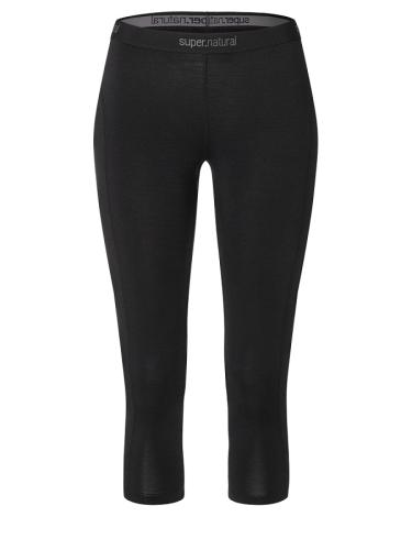 SN Super Natural W BASE 3/4 TIGHT 230 - Jet Black (Grösse: XXL) von SN Super Natural