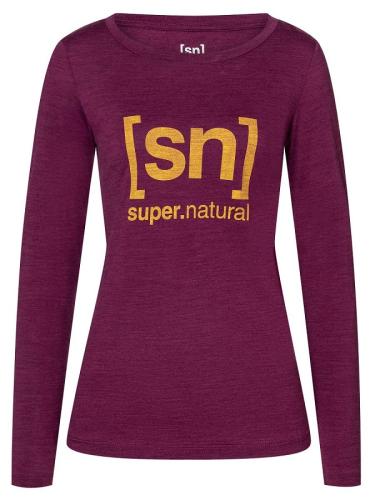 SN Super Natural W ESSENTIAL I.D. LS - AmaranthMel/Lemon (Grösse: L) von SN Super Natural