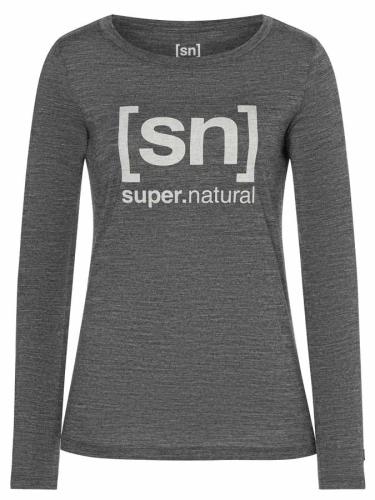 SN Super Natural W ESSENTIAL I.D. LS - CaviarMel/OystGre (Grösse: L) von SN Super Natural