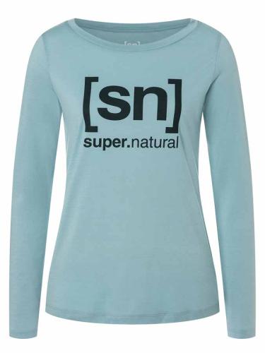 SN Super Natural W ESSENTIAL I.D. LS - cloud blue/urb ch (Grösse: XL) von SN Super Natural