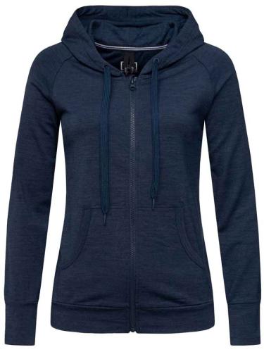 SN Super Natural W ESSENTIAL ZIP HOODIE - Blue Iris Melange (Grösse: XL) von SN Super Natural