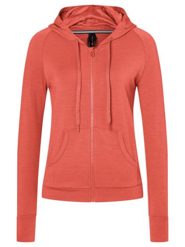 SN Super Natural W ESSENTIAL ZIP HOODIE - living coral (Grösse: L) von SN Super Natural