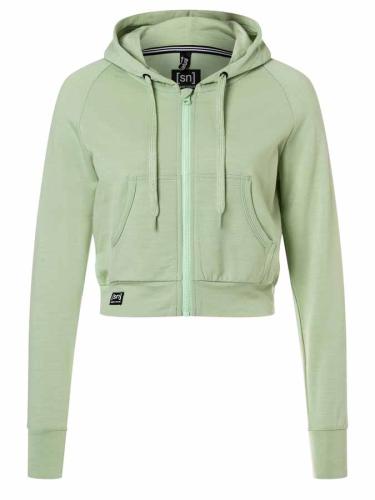 SN Super Natural W LIQUID FLOW HOODIE - celadan green (Grösse: L) von SN Super Natural