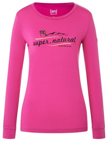 SN Super Natural W MOUNTAIN I.D. LS - fu red/d for/ill (Grösse: XS) von SN Super Natural