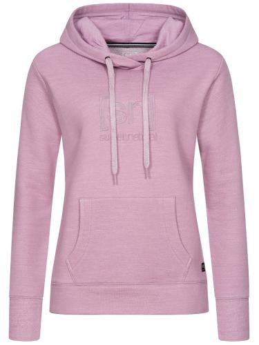 SN Super Natural W SIGNATURE HOODIE - Dawn Pink Melange (Grösse: L) von SN Super Natural