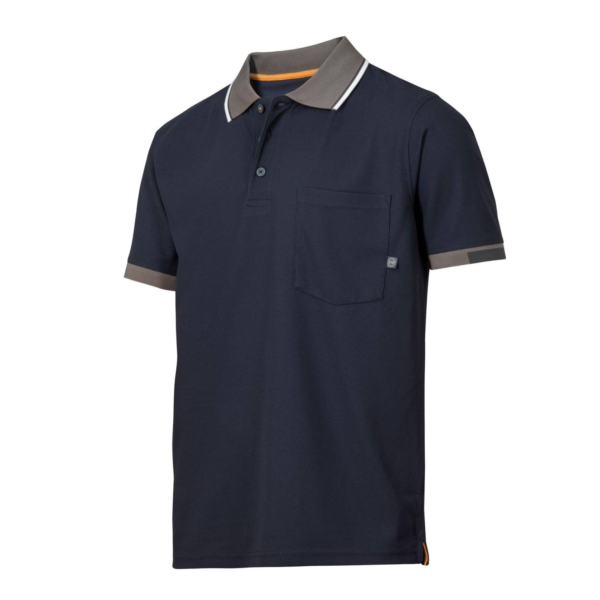 Allroundwork Tech Poloshirt, Kurzärmlig Herren Marine S von SNICKERS