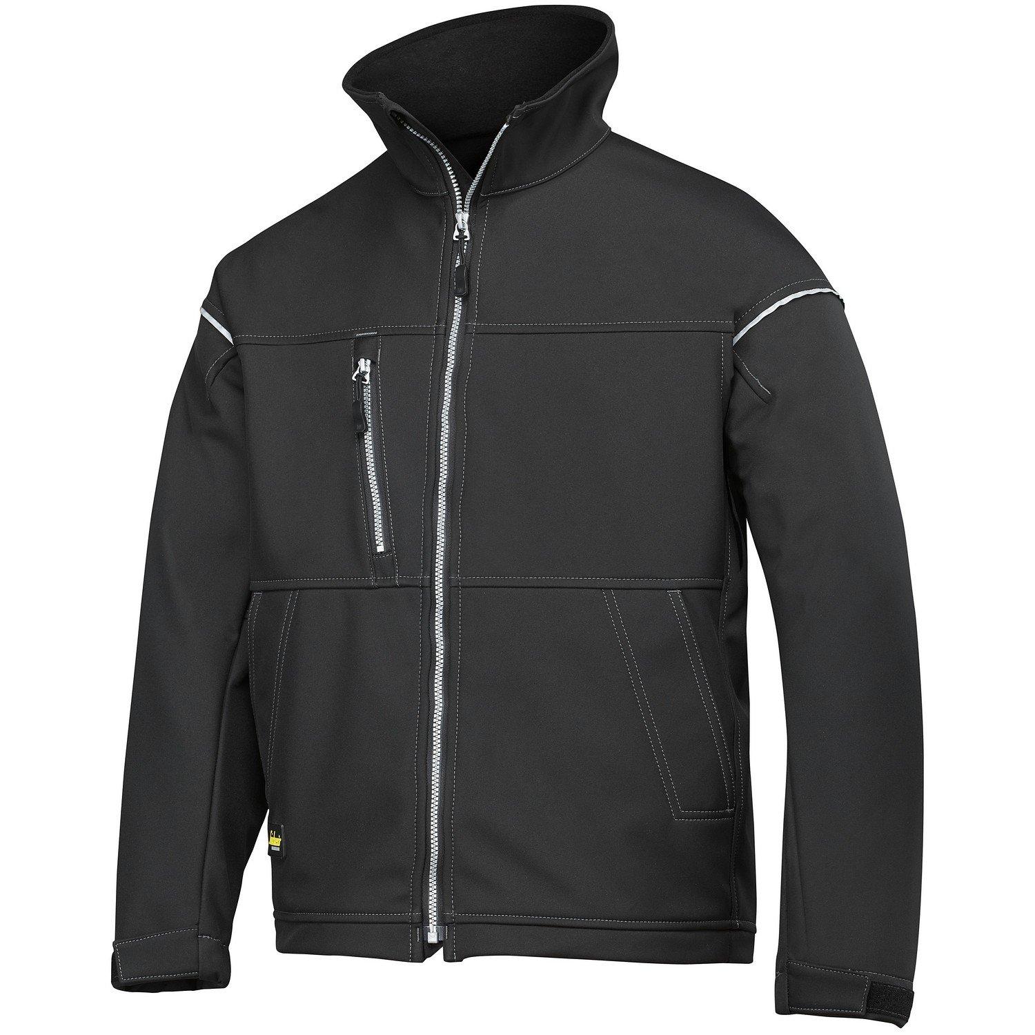 Workwear Soft Shell Jacke Profiling Herren Schwarz S von SNICKERS