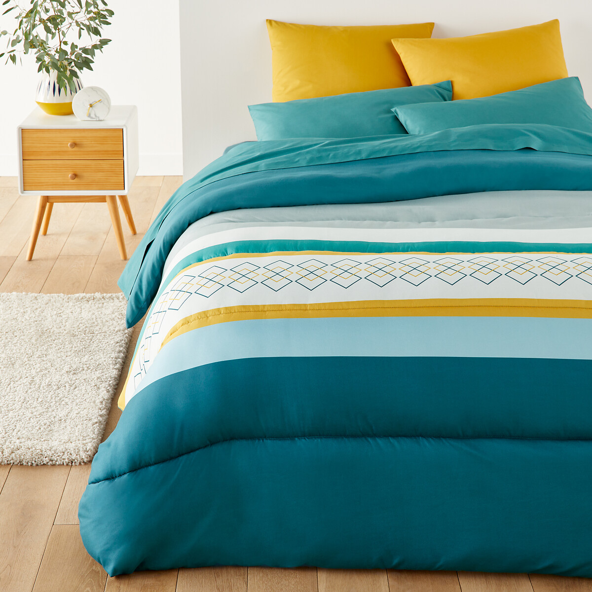 Bedrucktes Mikrofaser-Duvet Inca von SO'HOME