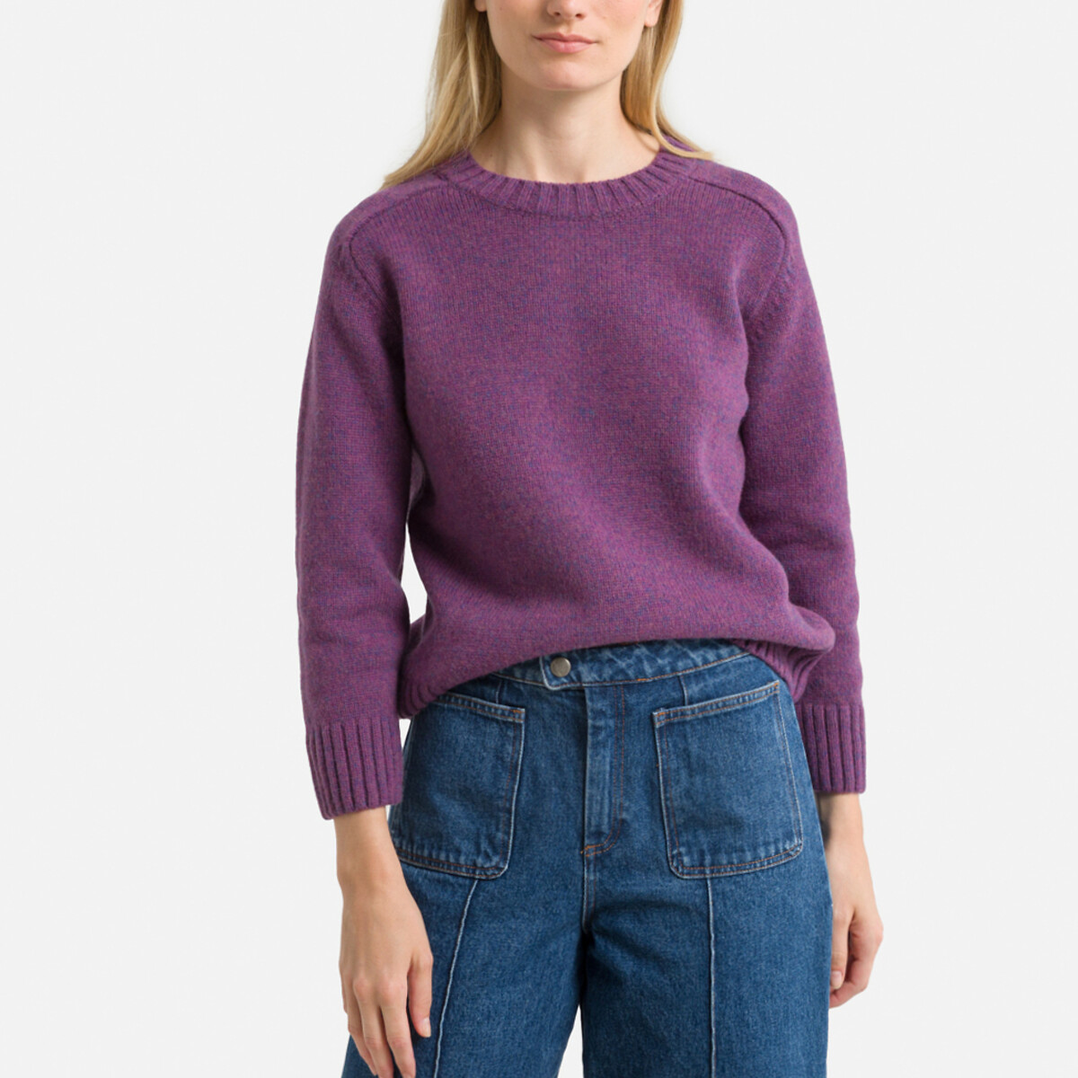 Grobstrickpullover mit rundem Ausschnitt ENVIE von SOEUR