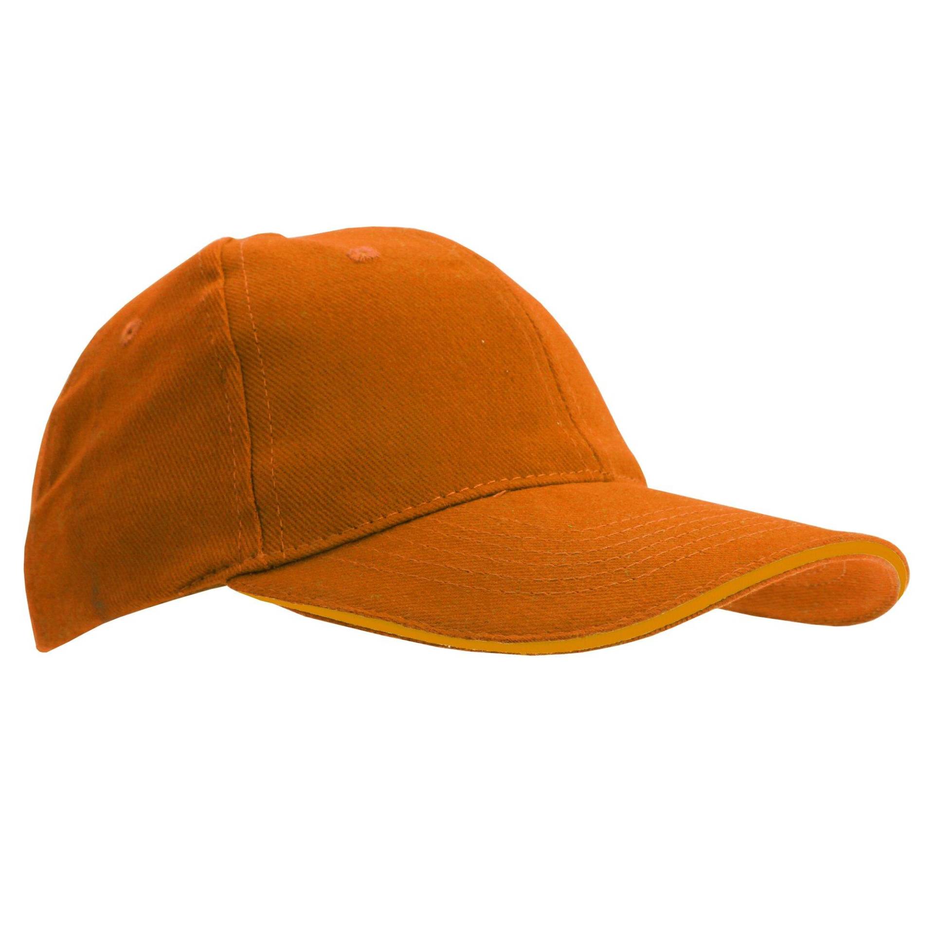 Buffalo Baseballkappe Damen Orange ONE SIZE von SOLS