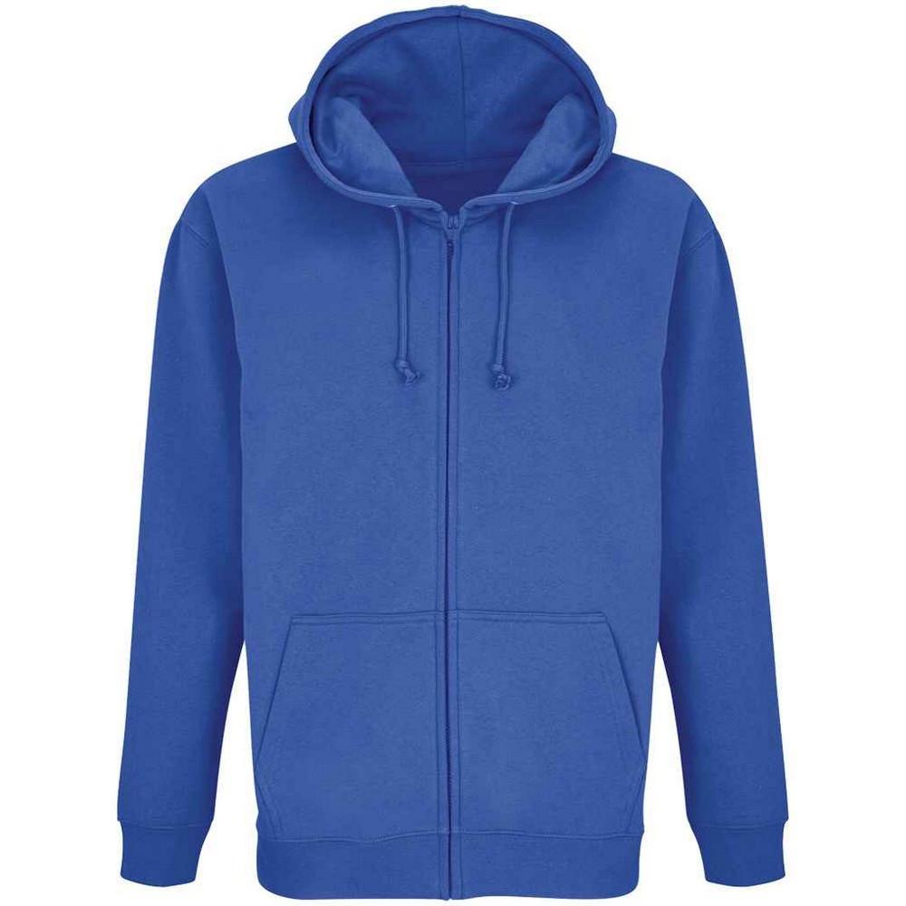 Carter Hoodie Mit Durchgehendem Reißverschluss Herren Königsblau XL von SOLS