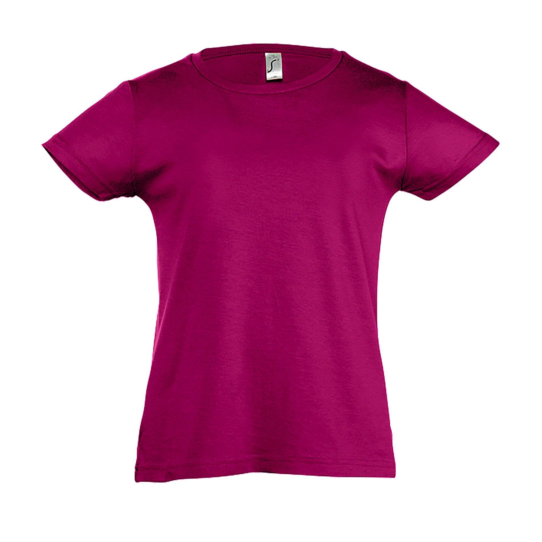 Cherry Tshirt, Kurzarm Mädchen Fuchsia 2A von SOLS