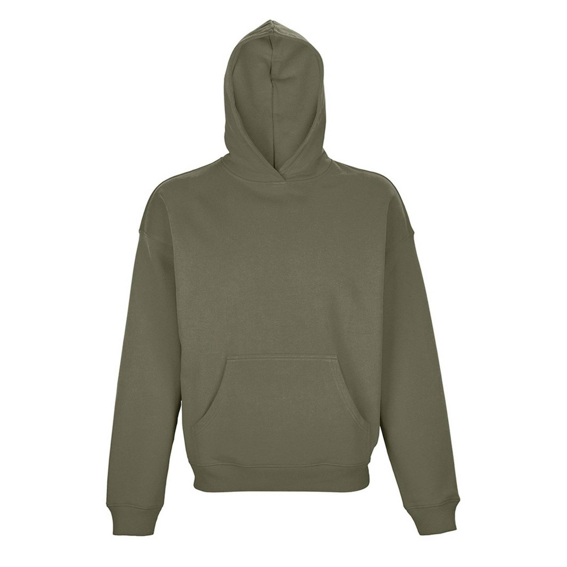 Connor Kapuzenpullover Aus Biologischem Anbau Damen Khaki L von SOLS