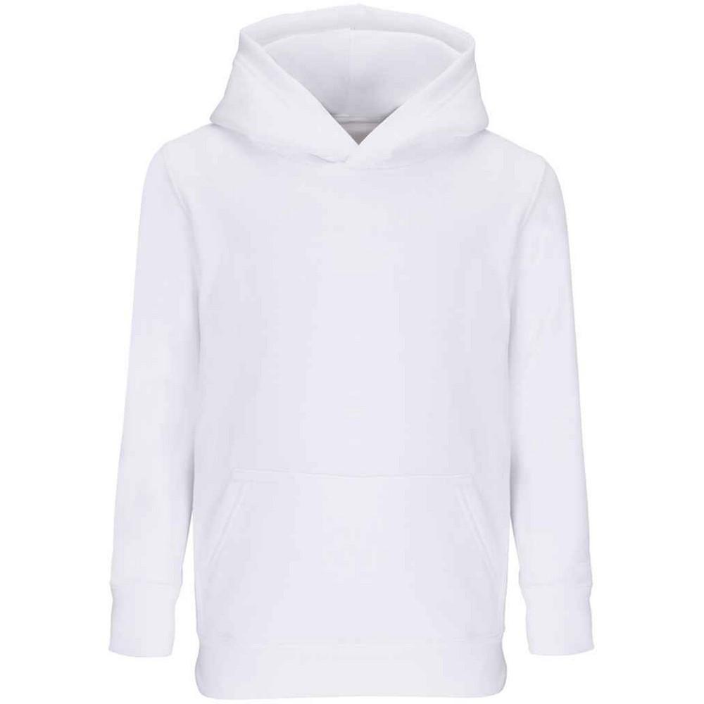 Connor Kapuzenpullover Jungen Weiss 116 von SOLS