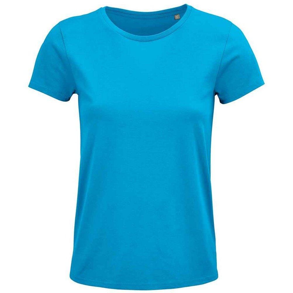 Crusader Tshirt Damen Blau S von SOLS
