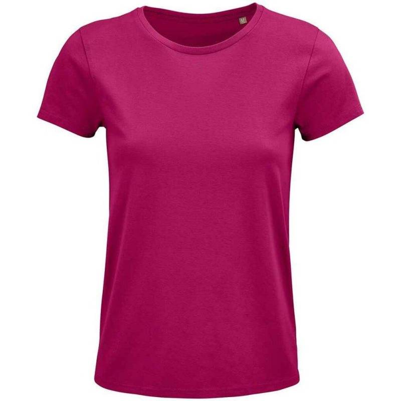 Crusader Tshirt Damen Fuchsia S von SOLS