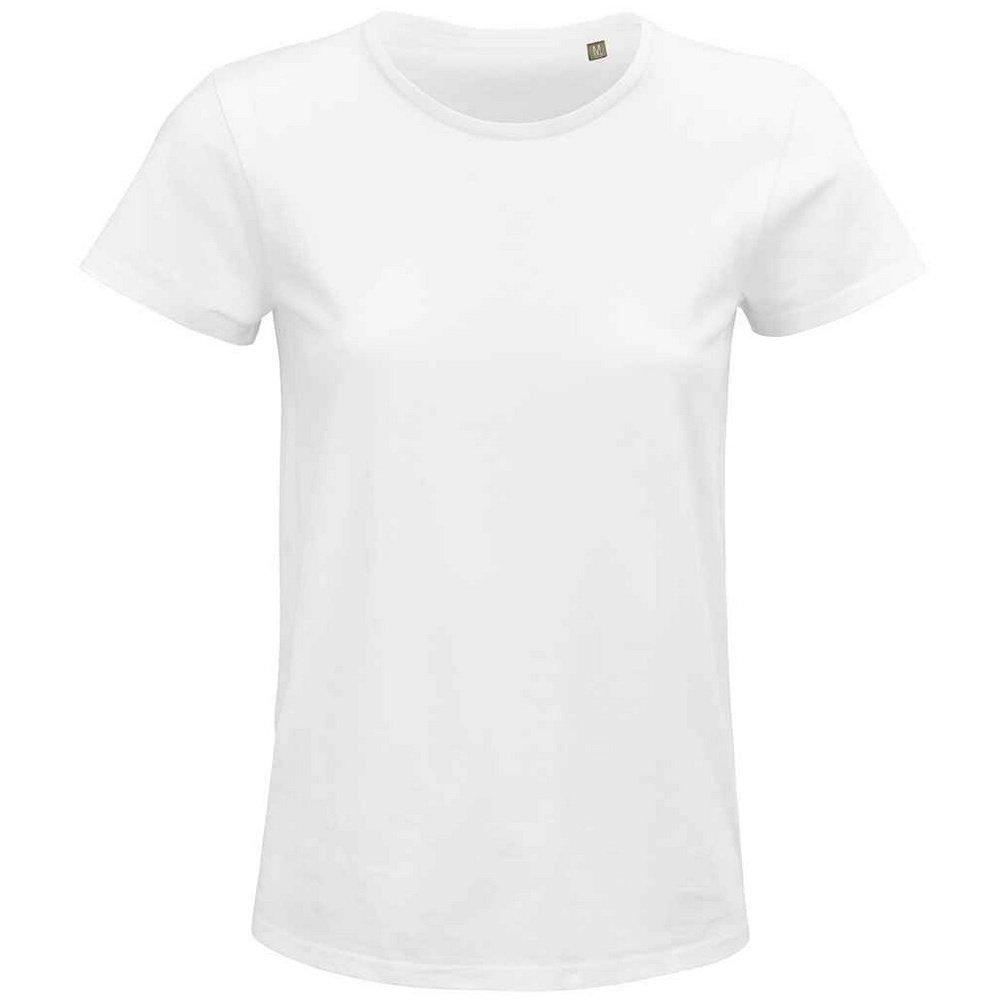 Crusader Tshirt Damen Weiss XL von SOLS