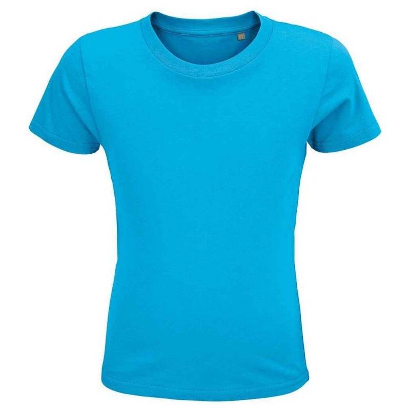 Crusader Tshirt Jungen Blau 116 von SOLS