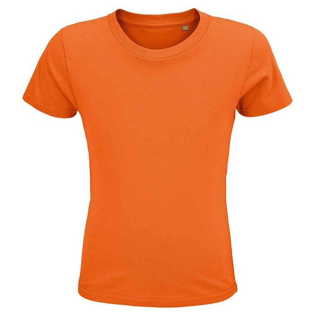 Crusader Tshirt Jungen Orange 116 von SOLS