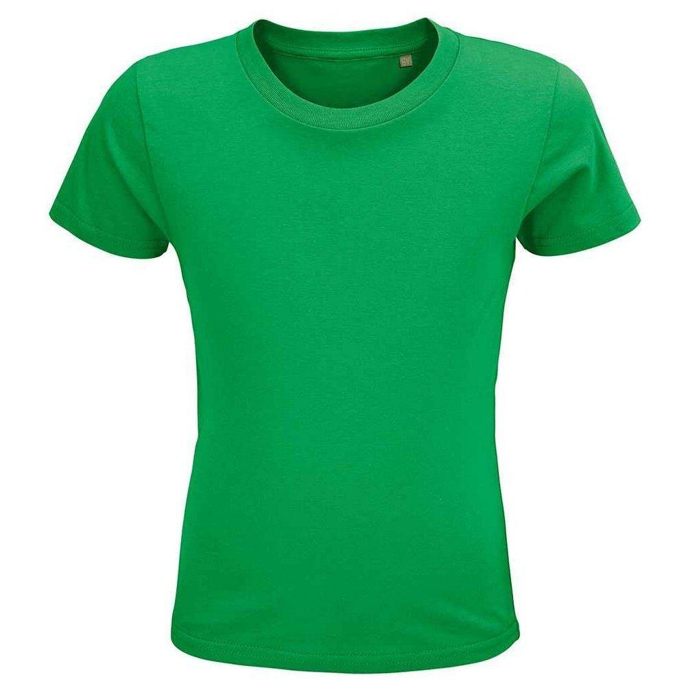 Crusader Tshirt Mädchen Grün 116 von SOLS