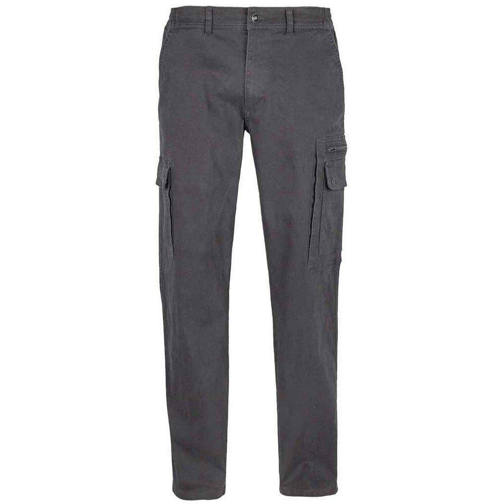 Docker Cargohose Herren Grau W36 von SOLS