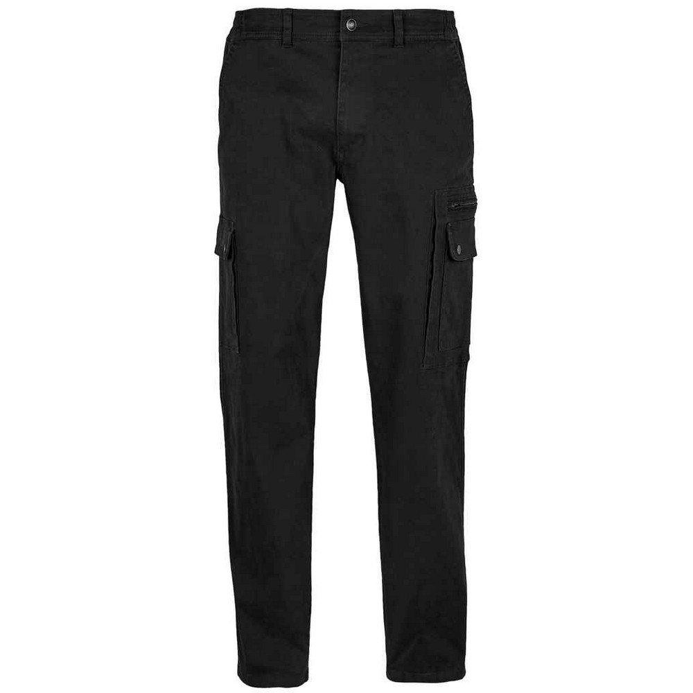 Docker Cargohose Herren Schwarz W36 von SOLS