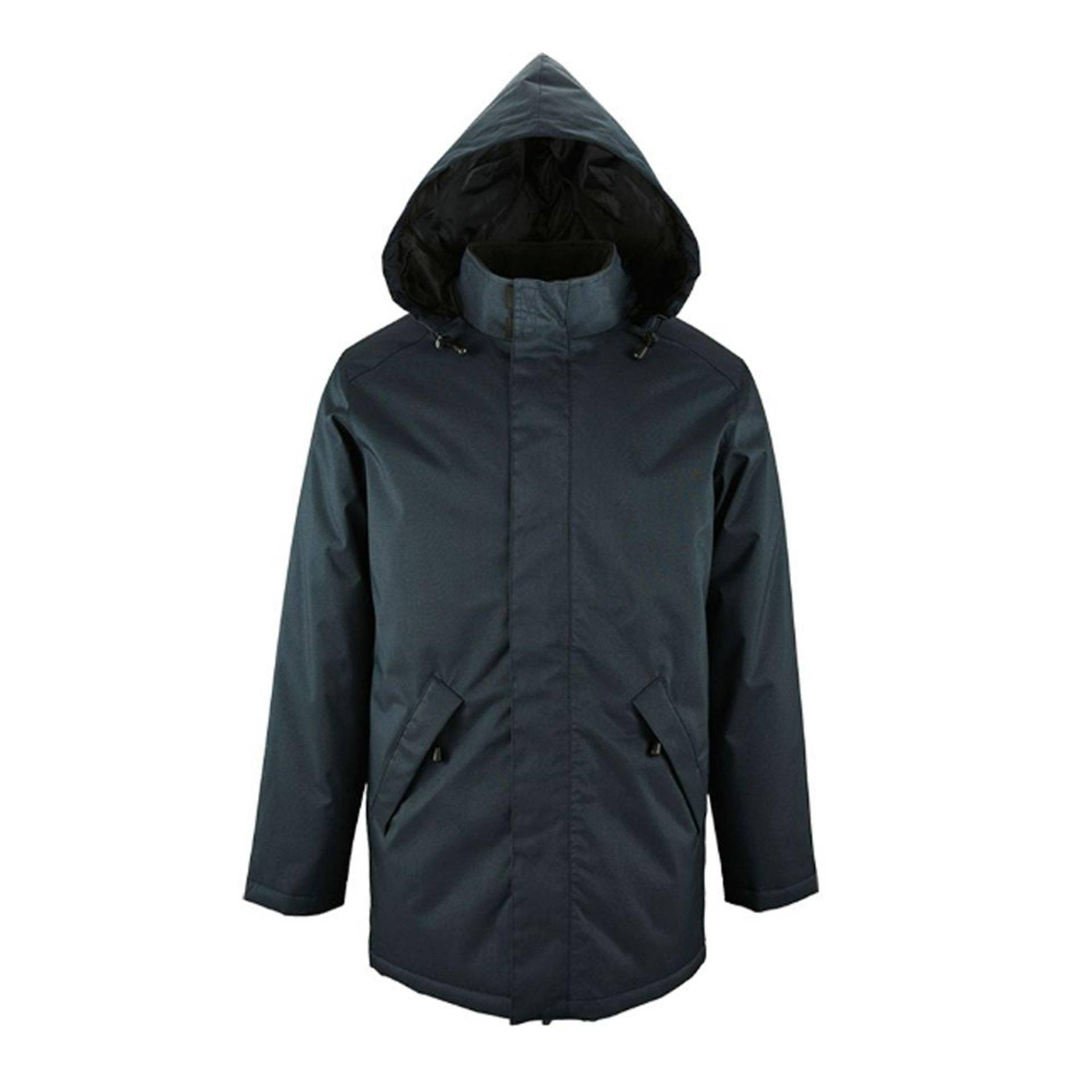 Erwachsene Robyn Gefütterte Jacke Damen Marine 3XL von SOLS