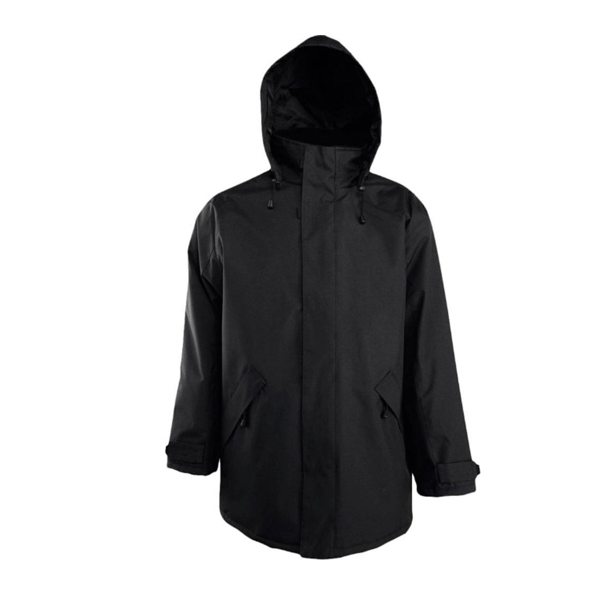 Erwachsene Robyn Gefütterte Jacke Damen Schwarz 3XL von SOLS