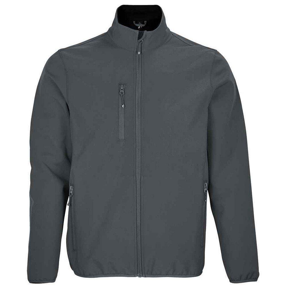 Falcon Softshelljacke Herren Charcoal Black 3XL von SOLS