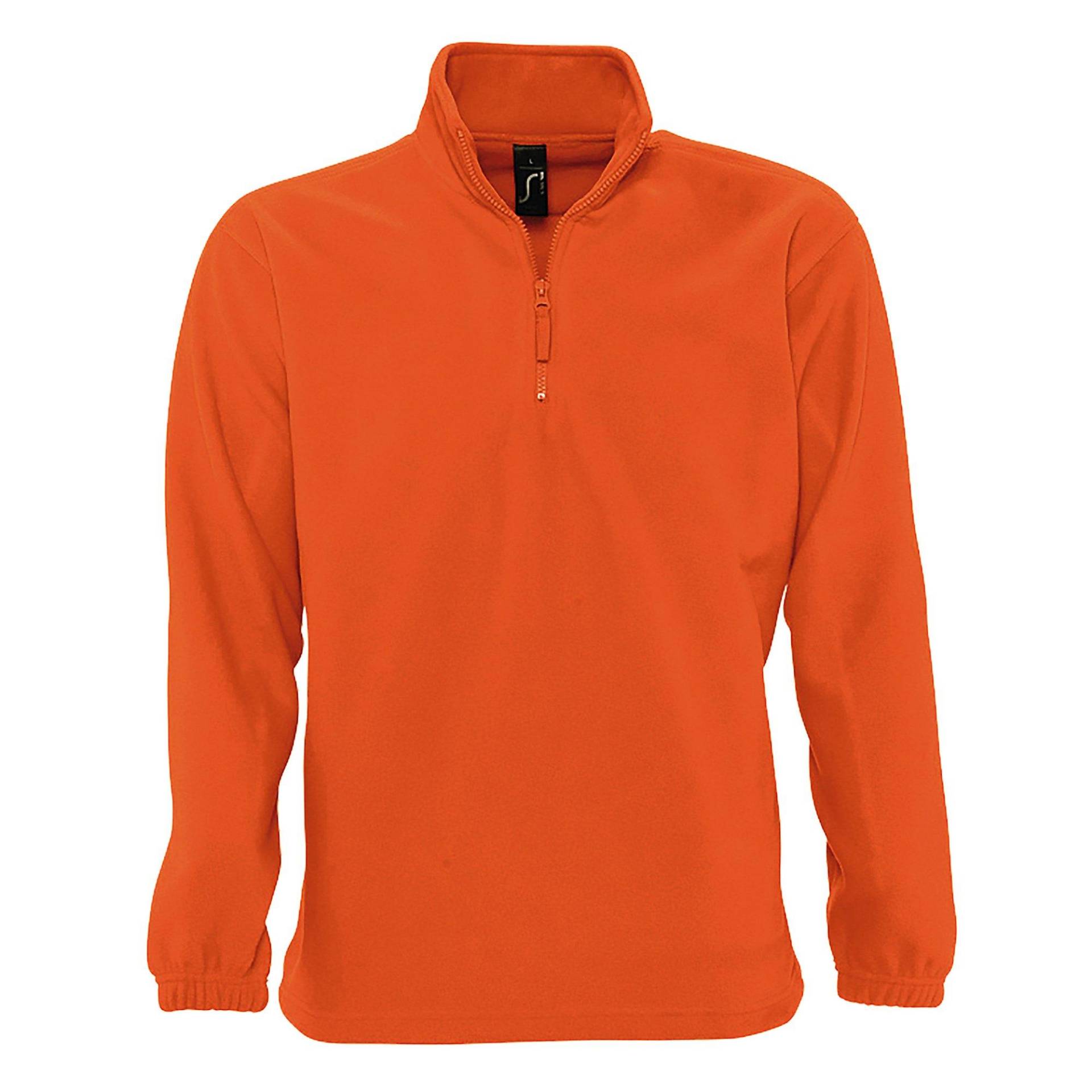 Fleece Top Ness Herren Orange 3XL von SOLS