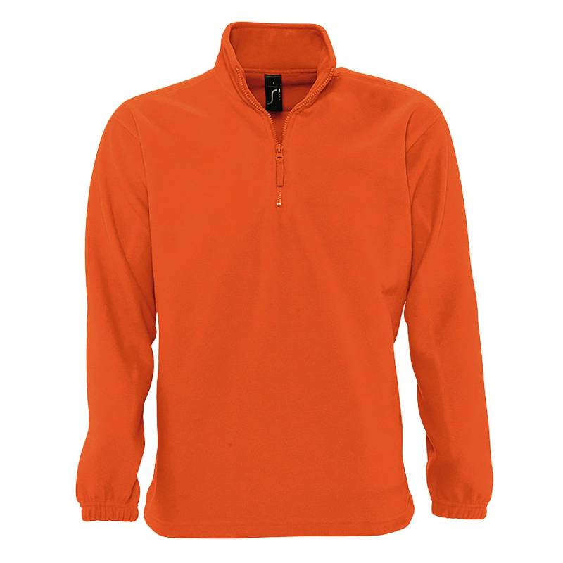 Fleece Top Ness Herren Orange S von SOLS