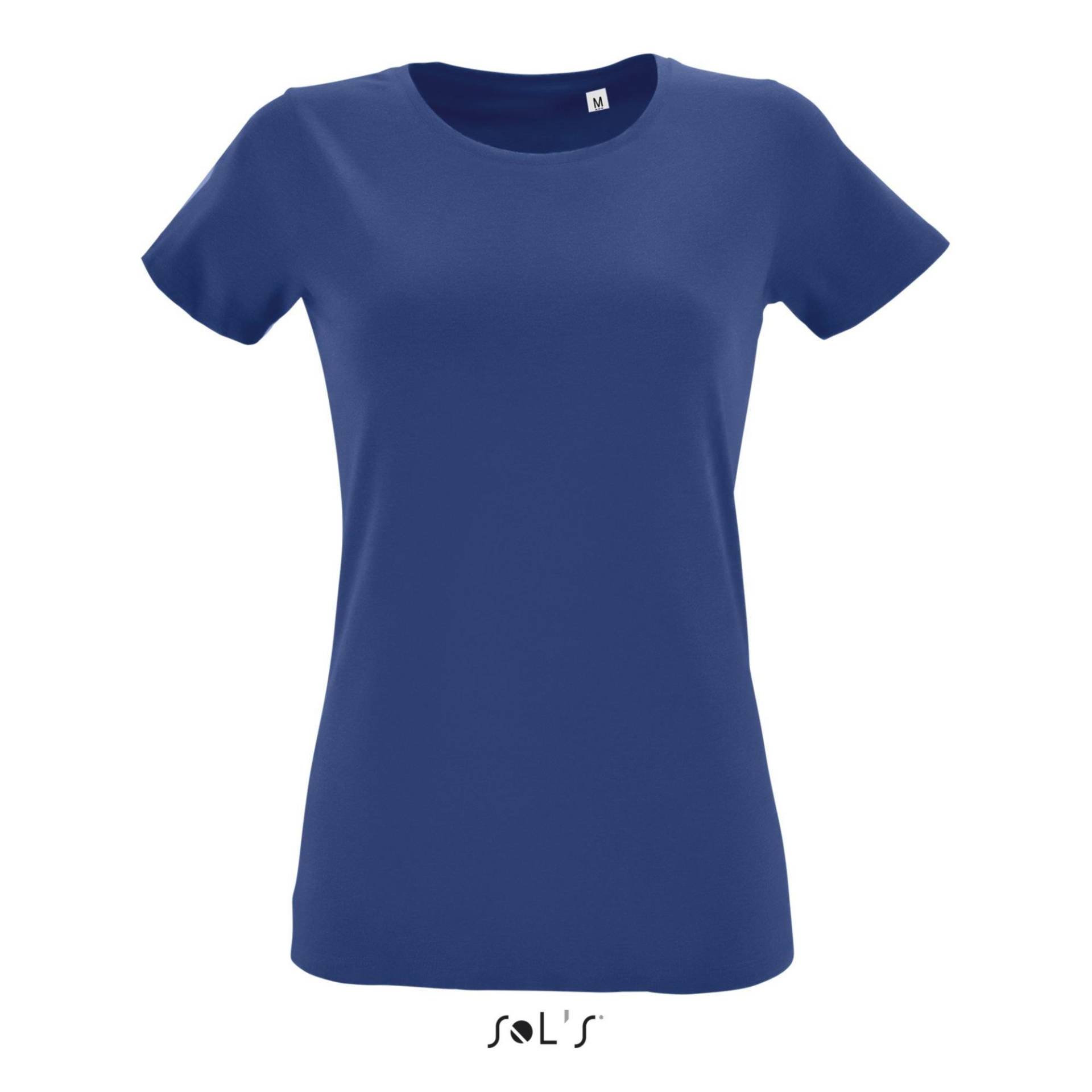 Frauen-t-shirt Regent Fit Damen Königsblau L von SOLS