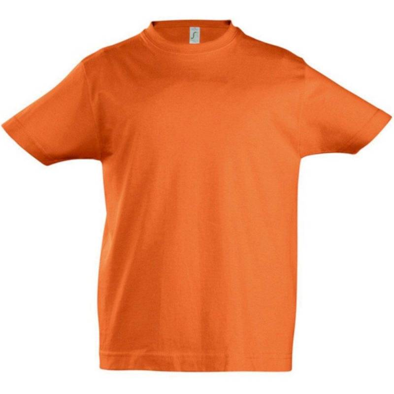 Imperial Tshirt, , Kurzarm Jungen Orange 6A von SOLS