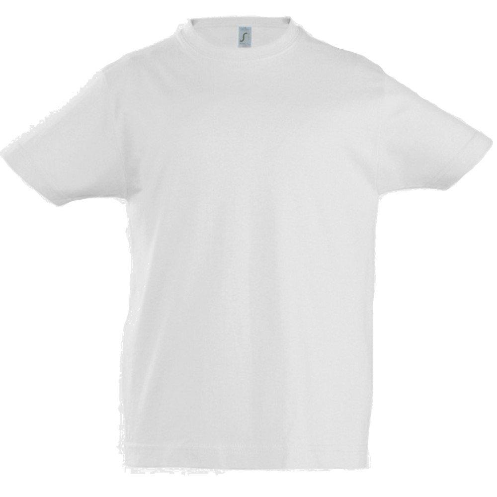 Imperial Tshirt, , Kurzarm Jungen Weiss 10A von SOLS