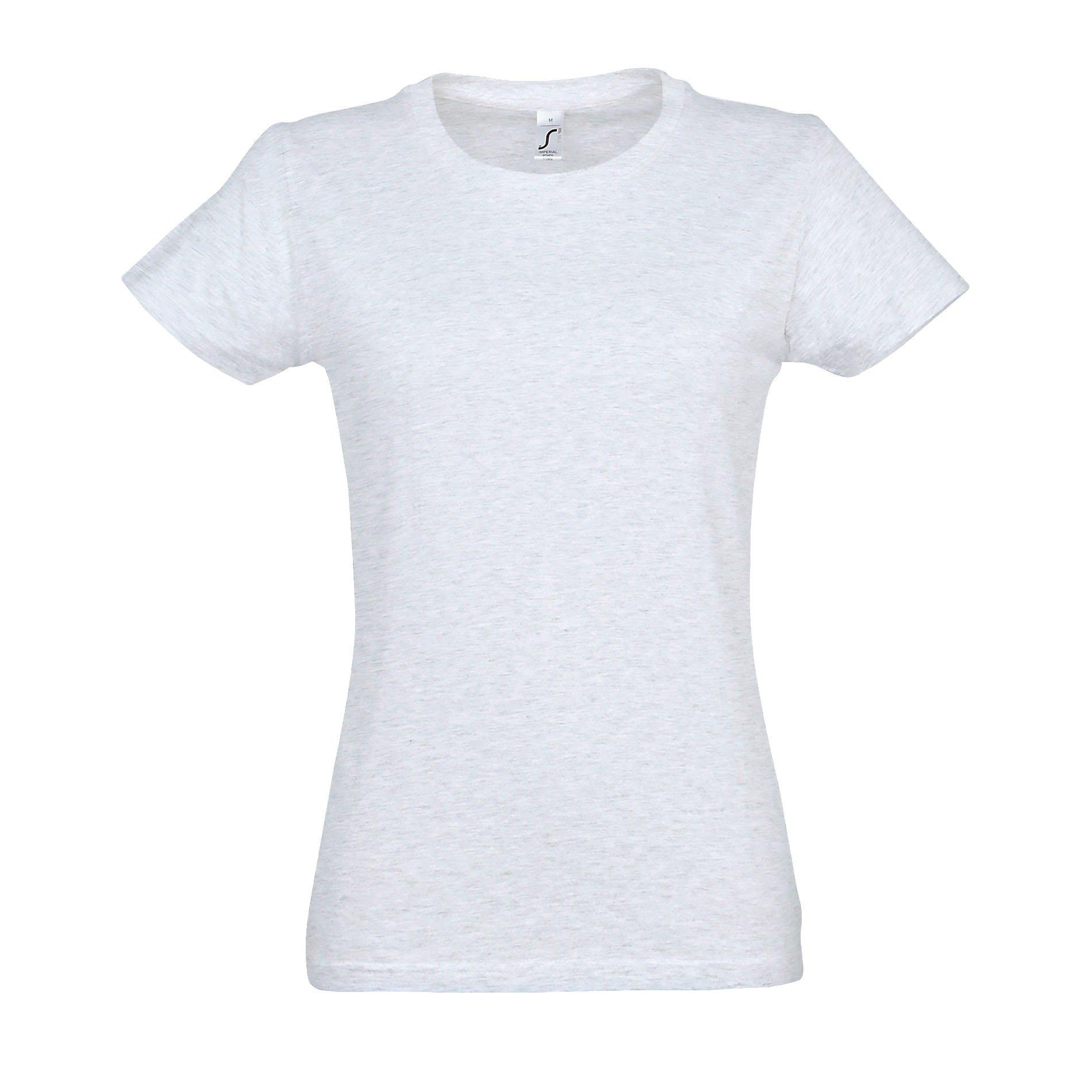 Imperial Tshirt, Kurzarm, Rundhalsausschnitt Damen Grau XL von SOLS