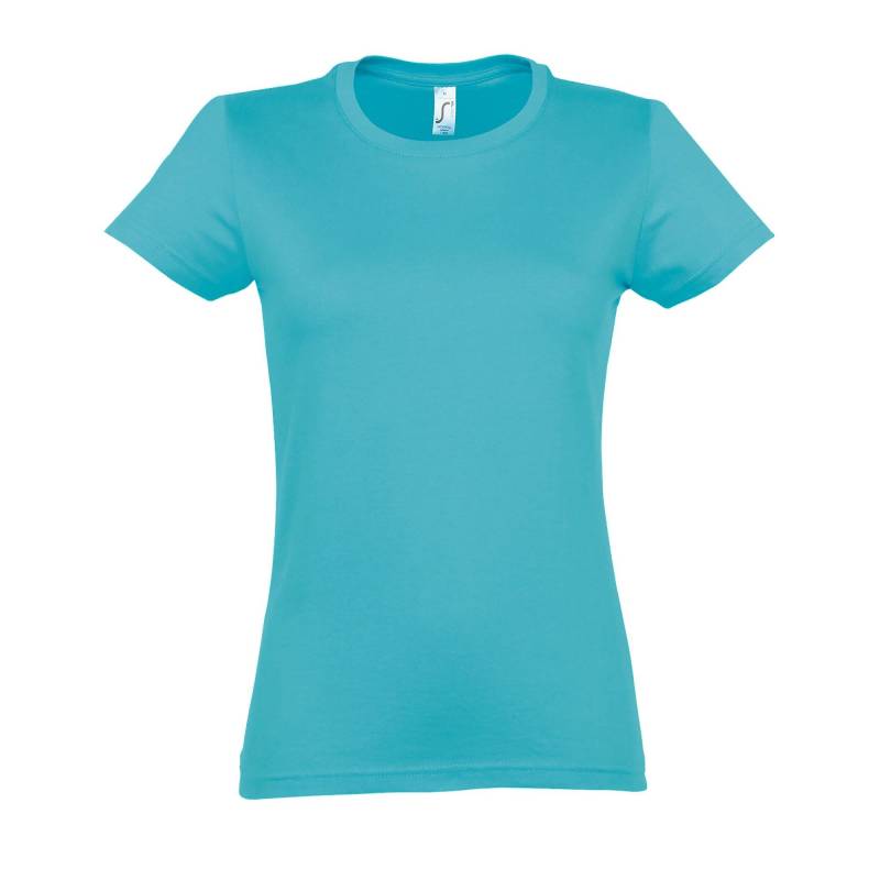 Imperial Tshirt, Kurzarm, Rundhalsausschnitt Damen Hellblau XXL von SOLS