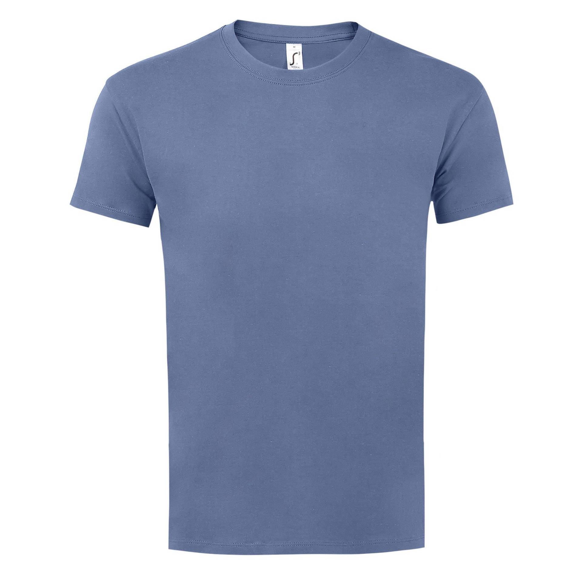 Imperial Tshirt, Kurzarm Herren Blau 3XL von SOLS