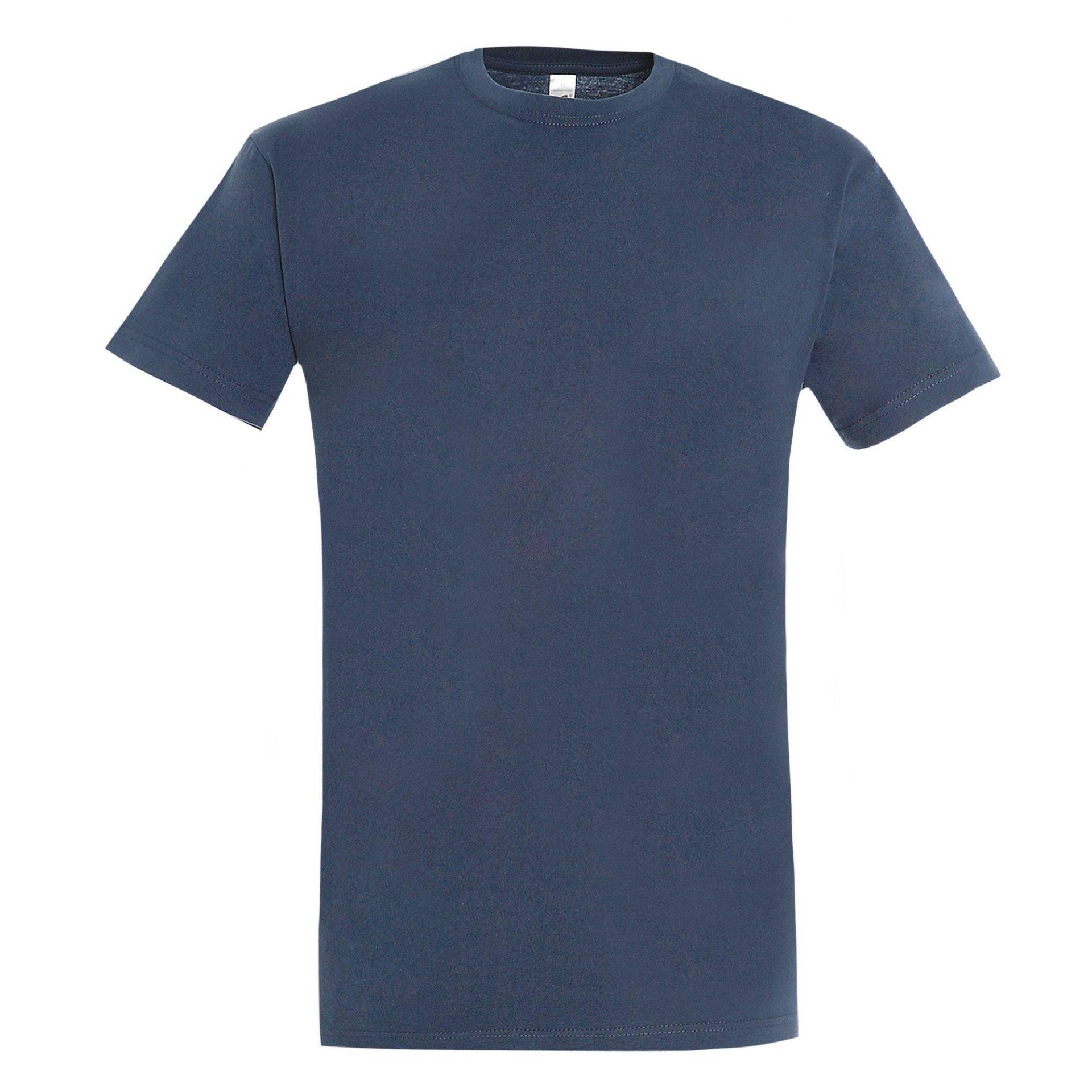 Imperial Tshirt, Kurzarm Herren Blau Denim 3XL von SOLS