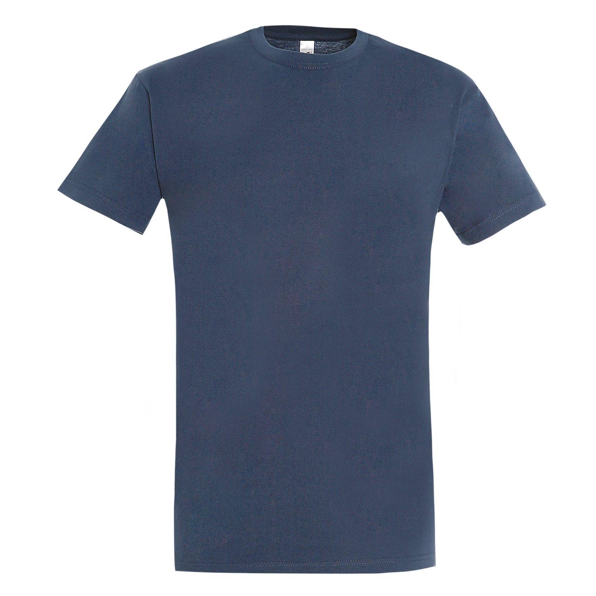 Imperial Tshirt, Kurzarm Herren Blau Denim S von SOLS