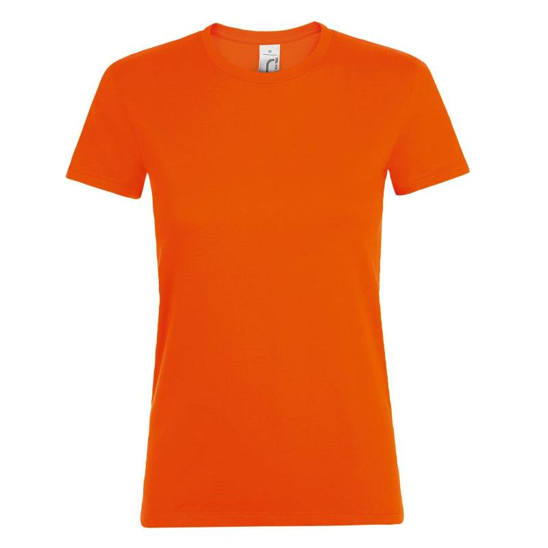 Kurzarmtshirt Regent Damen Orange L von SOLS
