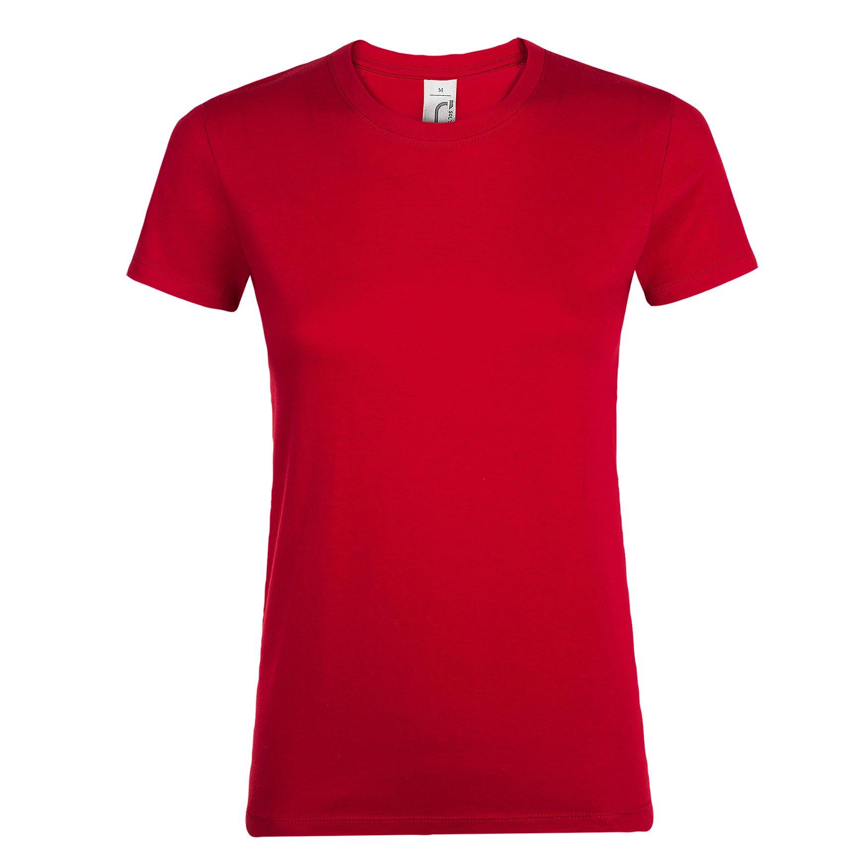 Kurzarmtshirt Regent Damen Rot Bunt XL von SOLS