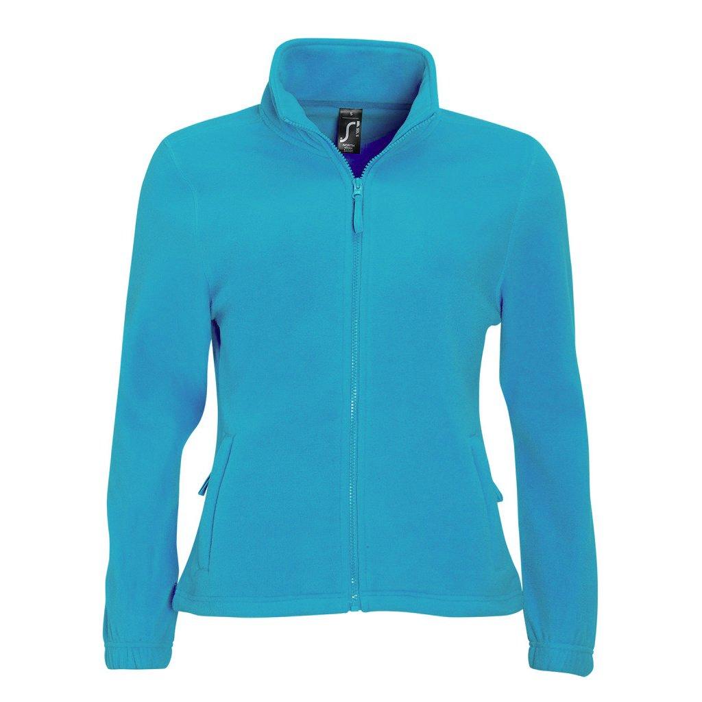 North Fleecejacke Mit Durchgehendem Reißverschluss Damen Aquamarine L von SOLS