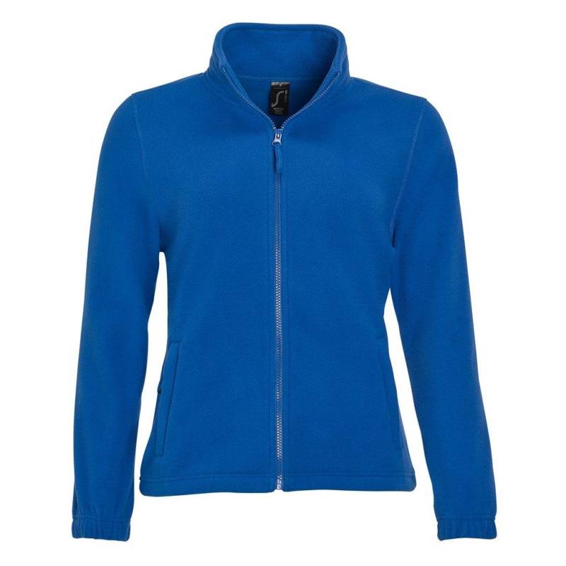 North Fleecejacke Mit Durchgehendem Reißverschluss Damen Königsblau XL von SOLS